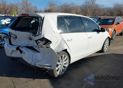 2012 Volkswagen Golf Tdi 4-Door z USA, uszkodzony, nr VIN WVWDM7AJ5CW162181
